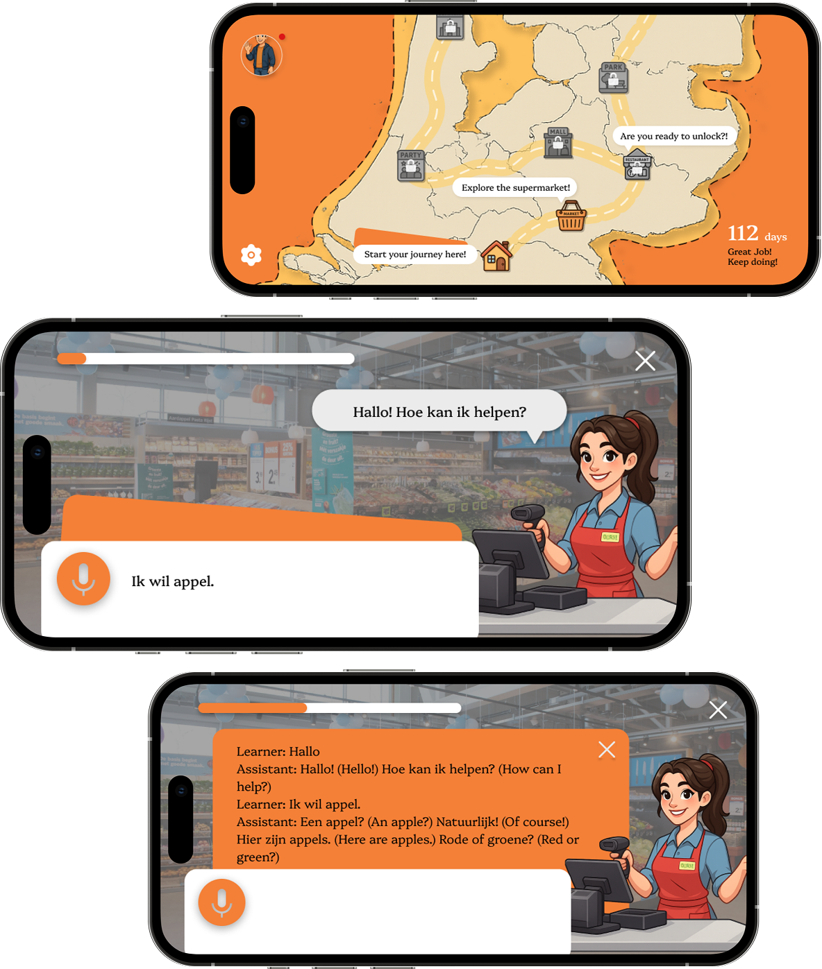 EchoFriend Dutch learning assistant